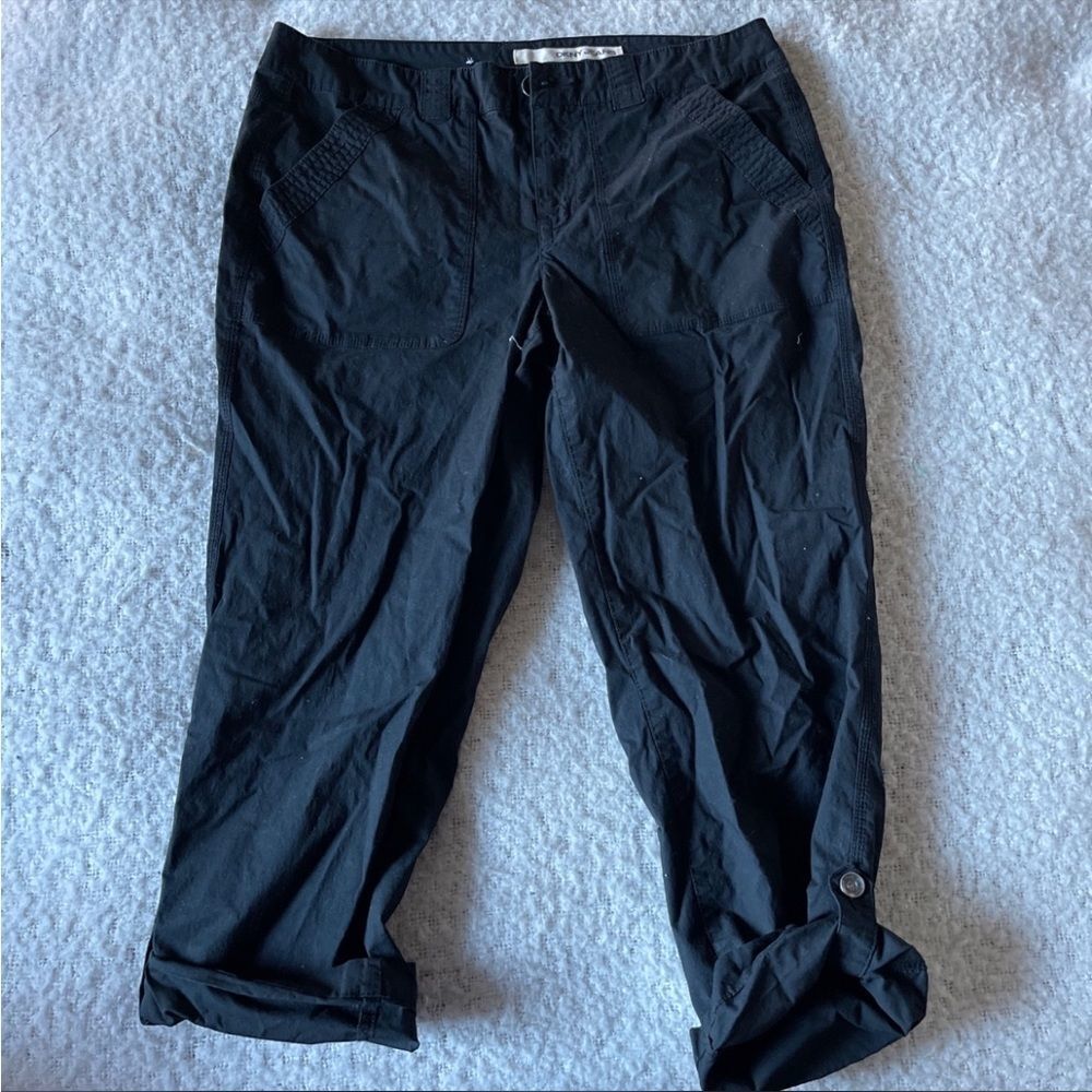 ‎Dkny cropped black pants 12